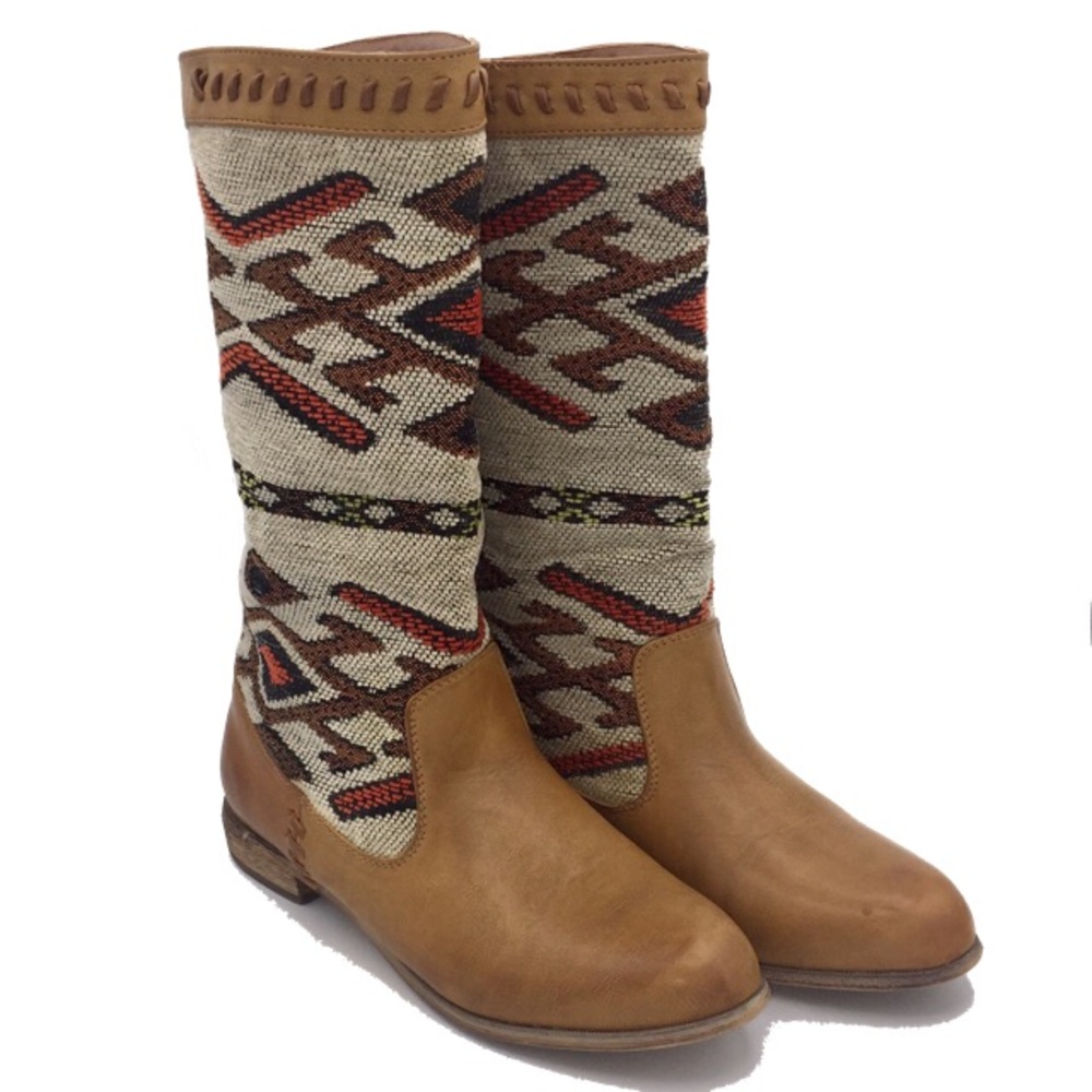 Aztec Designed Boots by Wanted